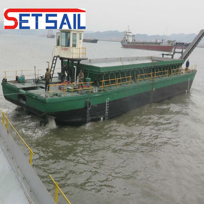 QHSS-97 Widly River Sand Transporting Barge met hoofdmotor snelheid 1500-2000 RMB