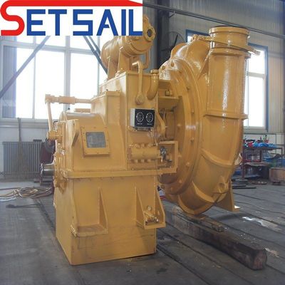 Op maat gemaakte QHSP-11 Wheel Bucket Sand Dredger Pump voor havenbouw in veelkleurig