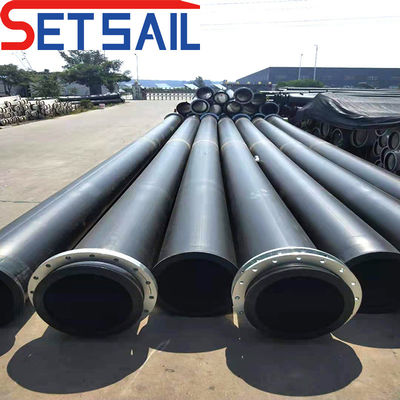 Hoge trekkracht textiel touw versterkt 8 inch 34 inch slurry zuig- en ontladingsrubber slang buis